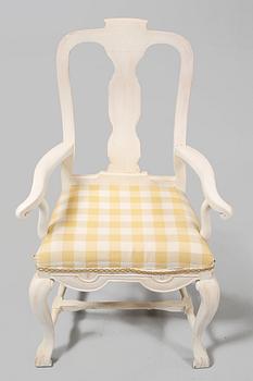 KARMSTOLAR, senbarockstil, 1900-talets andra hälft.