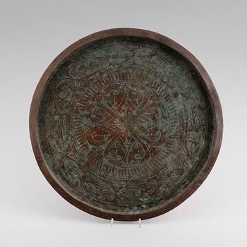 BRICKA, brons, Java, 1800-tal.
