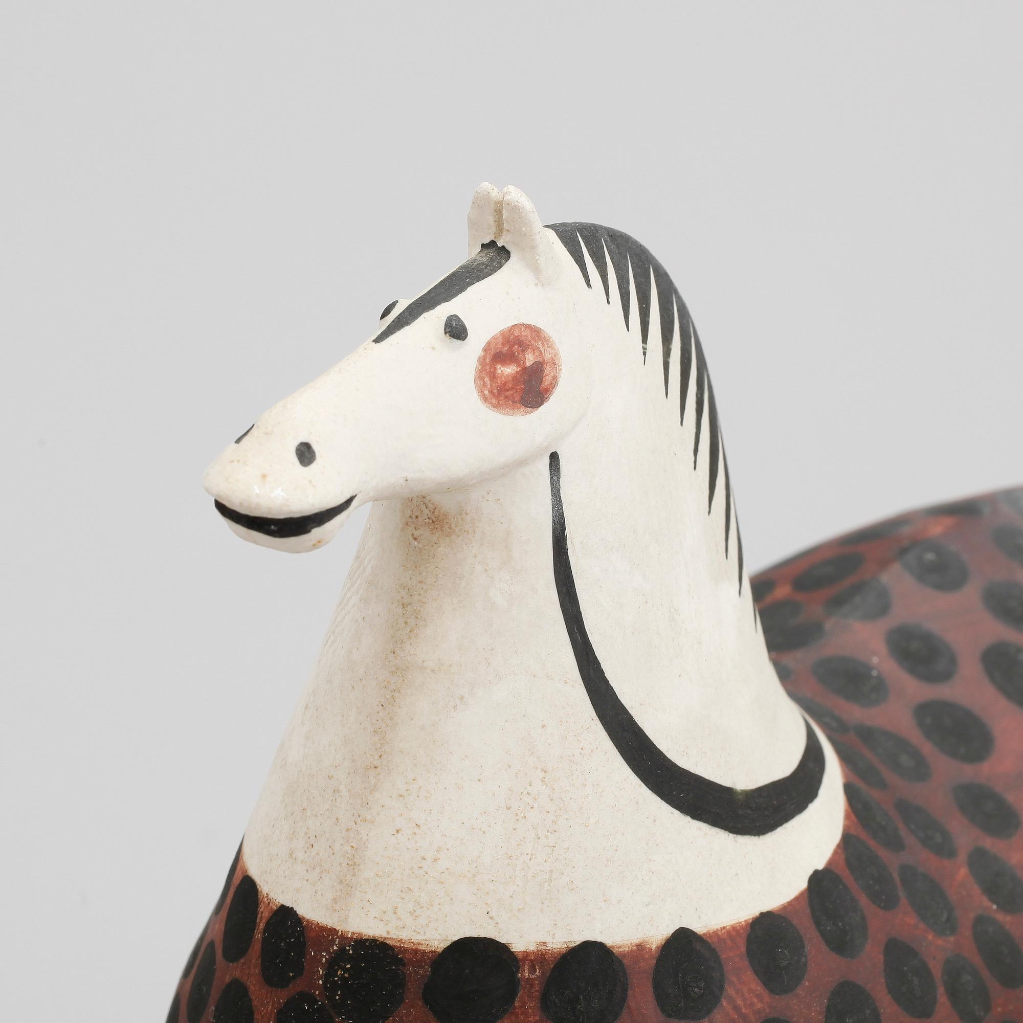 FIGURIN, stengods,"Springare" Stig Lindberg, Gustavsberg studio 1952-72.