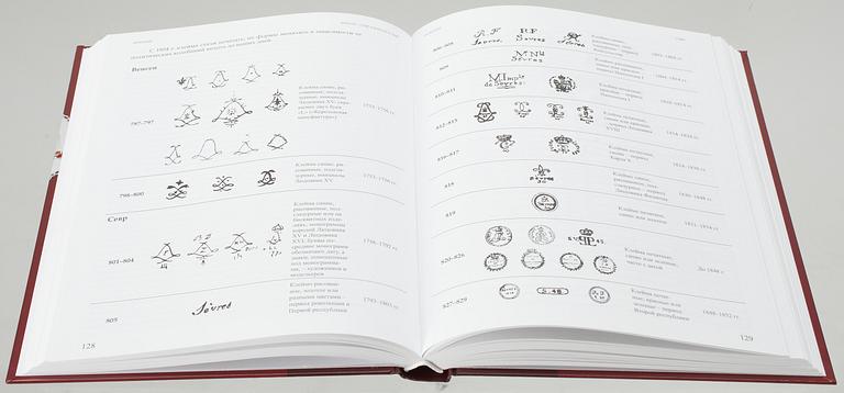 BOK, europeiska samt ryska porslinsstämplar under 1700-1900-talen.