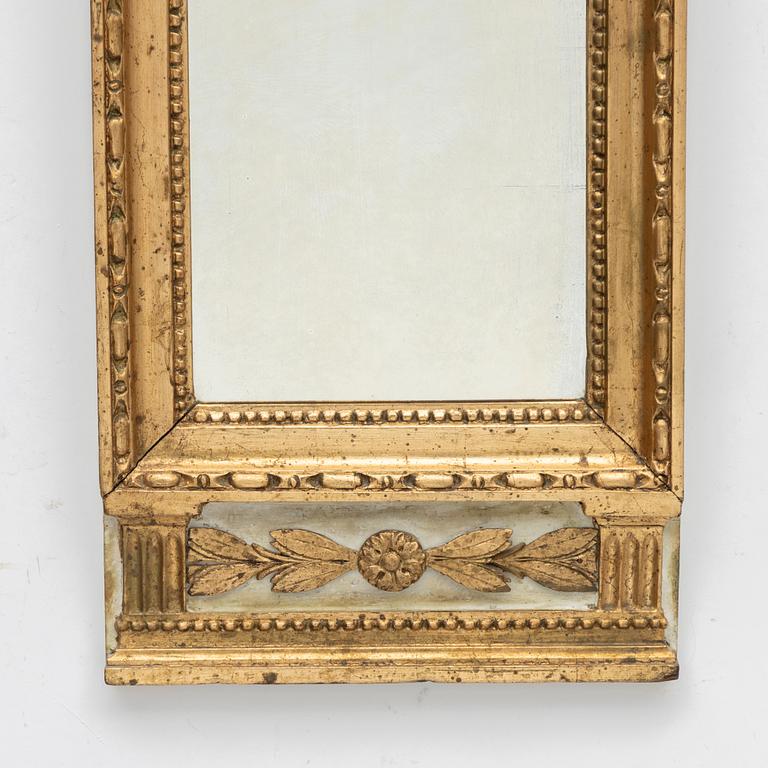 Mirror, late Gustavian, circa 1800.