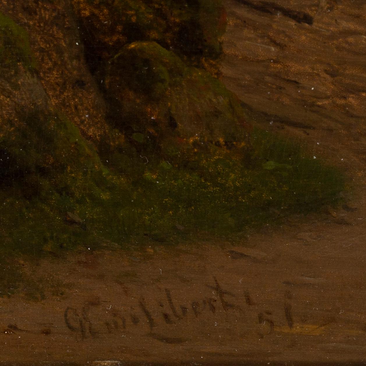 Georg Emil Libert, oil on panel, signed and dated -51.
