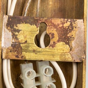 Hans-Agne Jakobsson, a brass wall lamp.