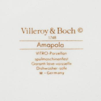 Villeroy & Boch, matservis, 69 delar, "Amapola", Tyskland.