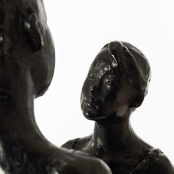 Gudmar Olovson, sculpture. Signed. Numbered. Foundry mark. Bronze, height 62 cm, length 32 cm.