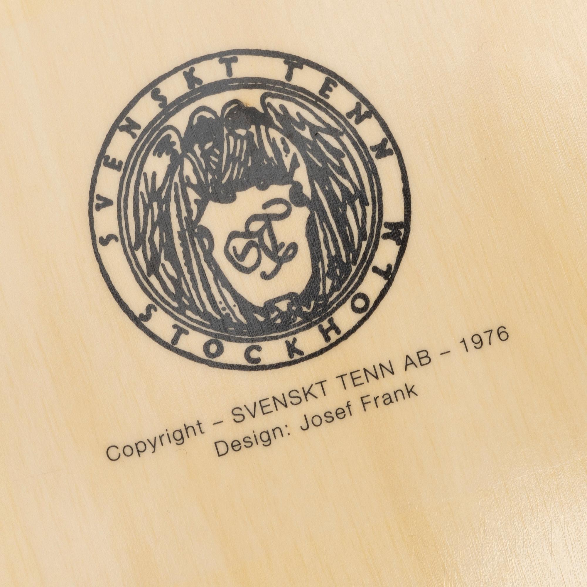Margot Barolo & Märta Friman, tray table, Firma Svenskt Tenn.
