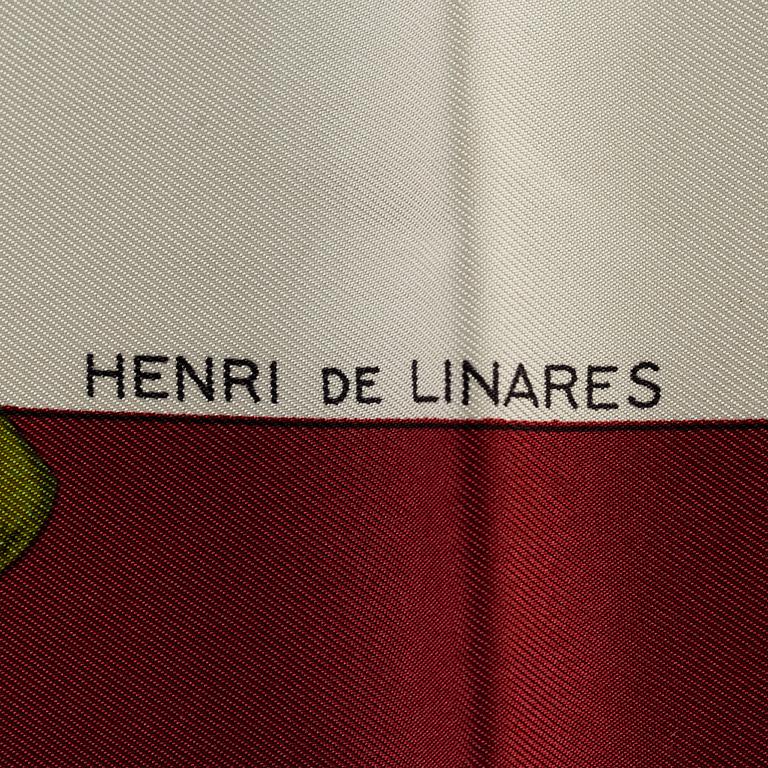 HERMÈS, scarf, "Chasse a vol".