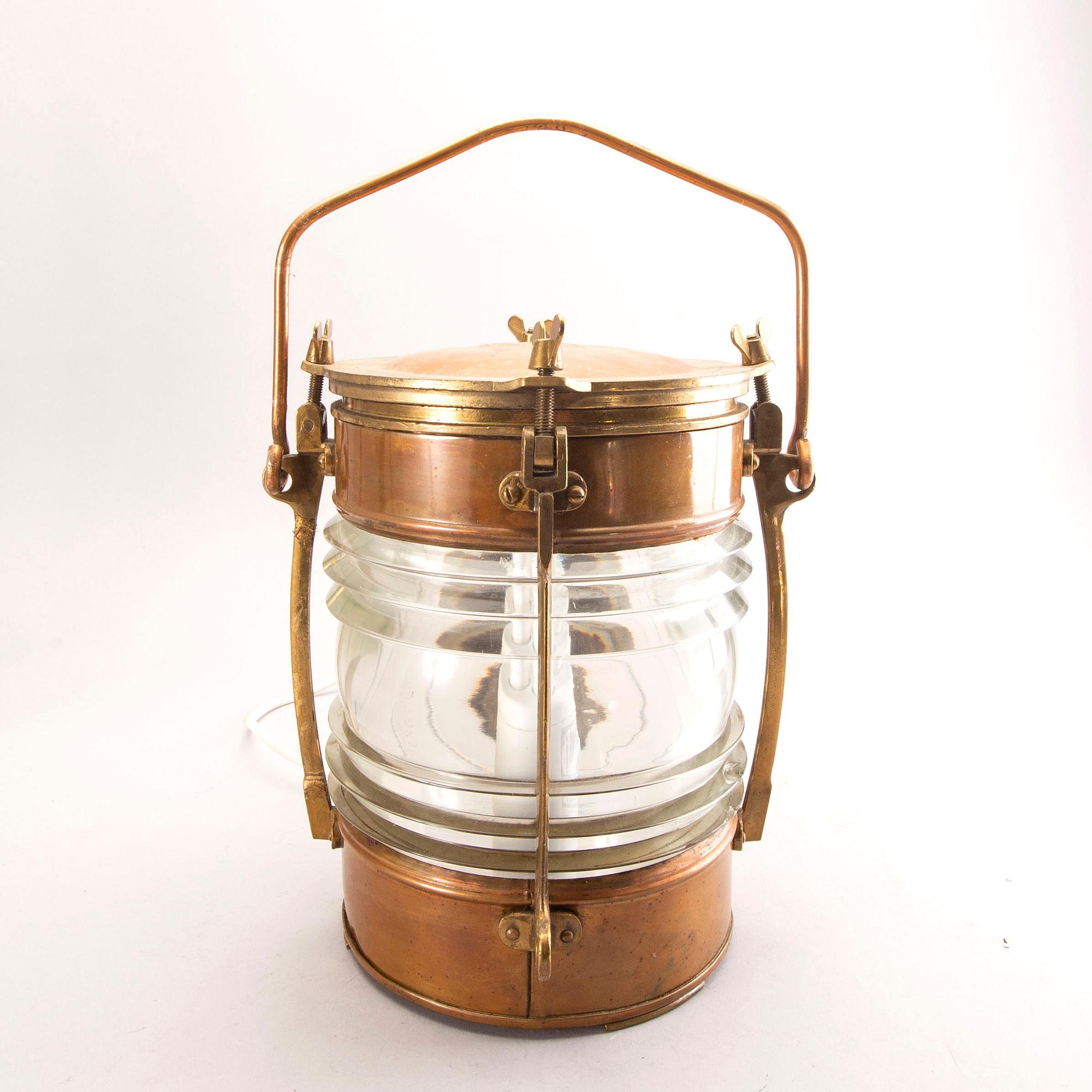 Anchor lantern, Telford, Grier, Mackay & Co Ltd Glasgow, 200th Century first half, mid.