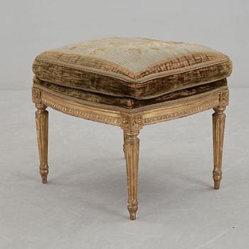 TABURETT, Louis XVI-stil 1800-talets andra hälft.