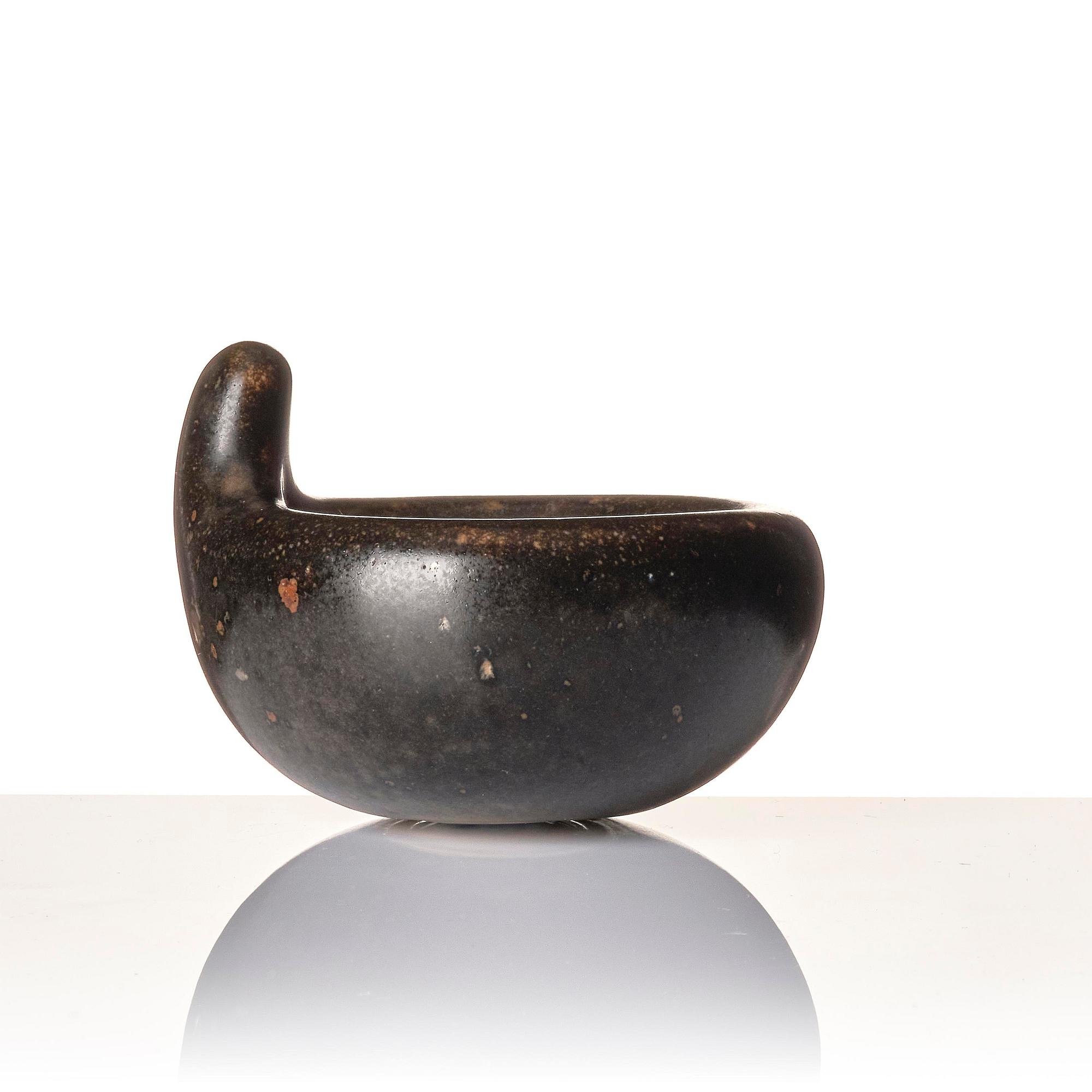 Alev Ebüzziya Siesbye, skål, unik, stengods, Royal Copenhagen, Danmark, 1960-tal.