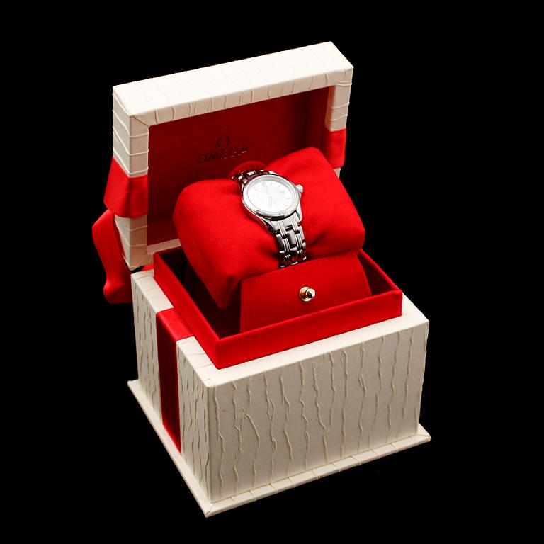 DAMARMBANDSUR, stål, Omega Seamaster.