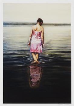 Karin Broos, "Rosa klänning".