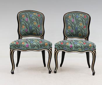 STOLAR, 1 par, rokoko, 1700-tal.