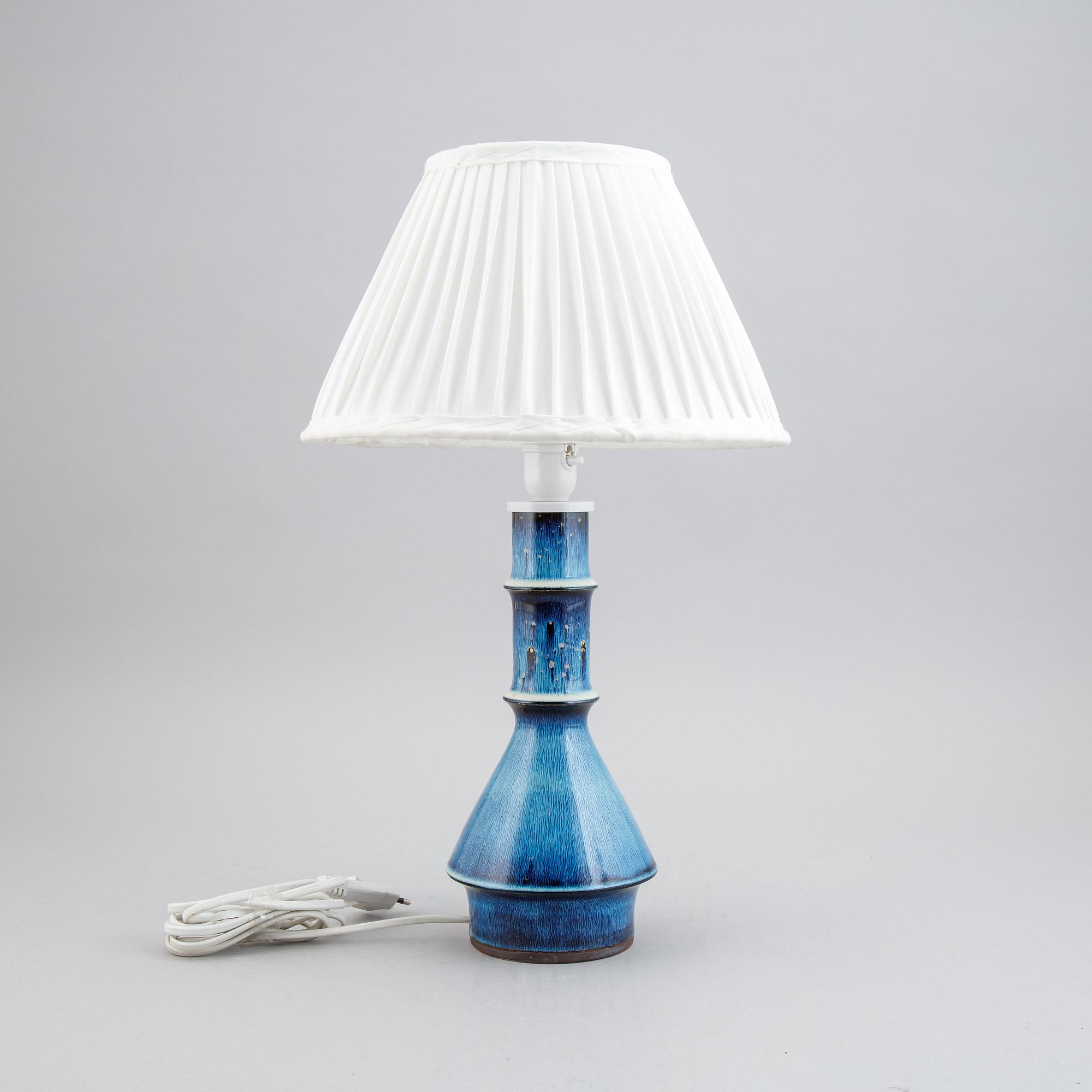 Carl-Harry Stålhane, a unique stoneware table light, Rörstrand.