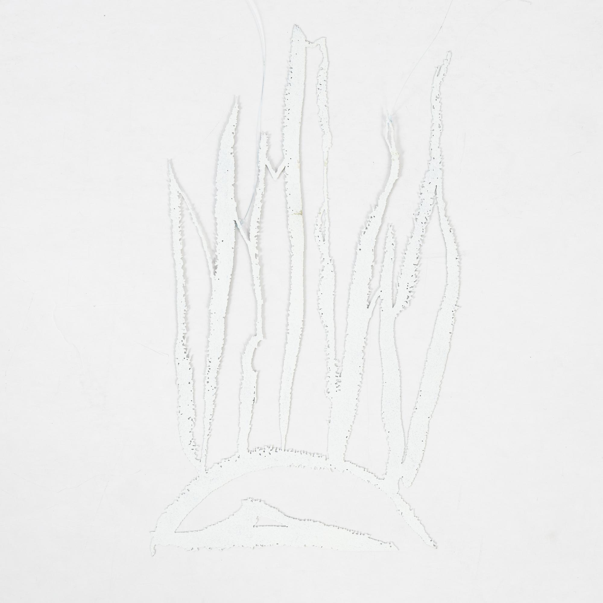 Curt Asker, sculpture/relief, signed, executed 2001.