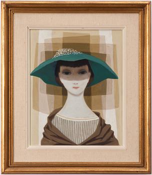 Pelle Åberg, Woman in a Green Hat.