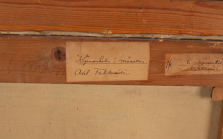 Axel Fahlcrantz,  "Köpmanholm i månsken".