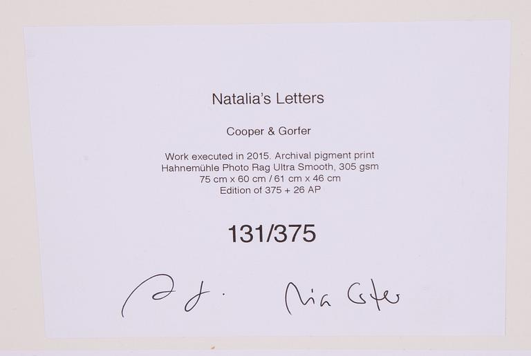 Cooper & Gorfer, "Natalia's Letters".