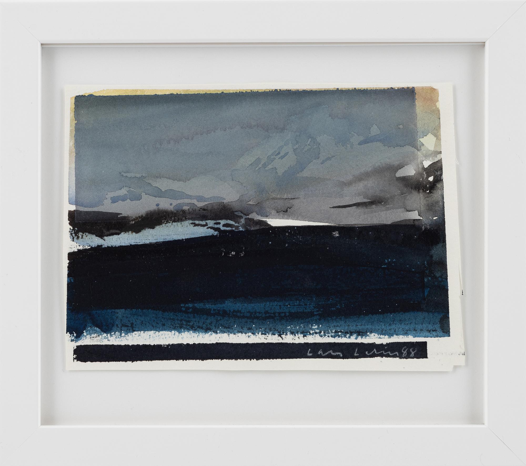 Lars Lerin, watercolour, signed Lars Lerin and dated 88.