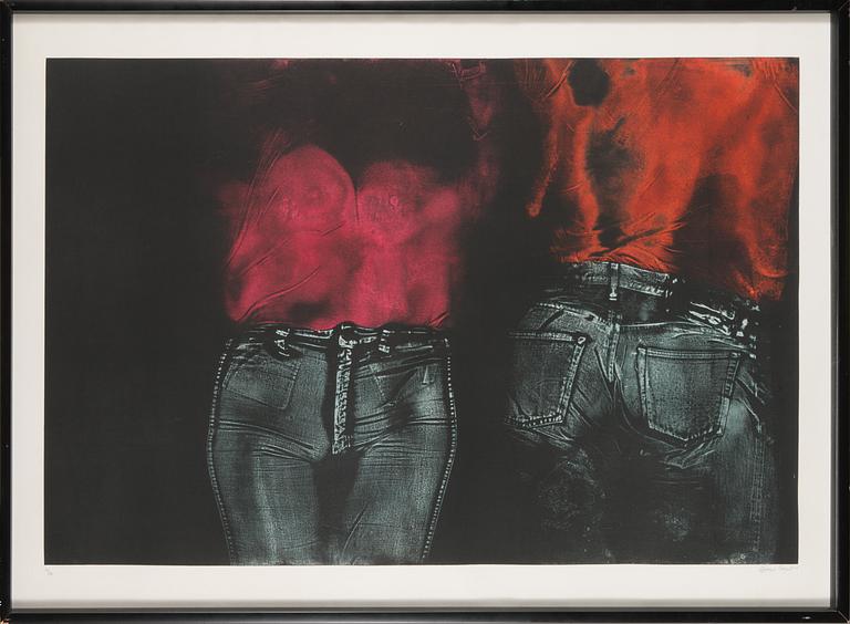 George Segal, etching and aquatint, signed and dated -75, numbered 12/46.