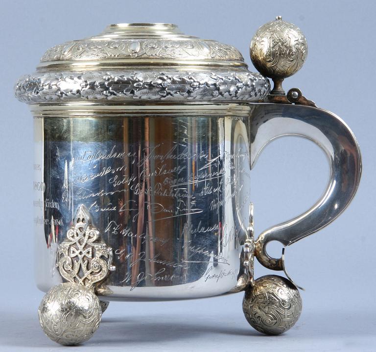 STOP, silver, G.A.B, 1934. 805 gram.