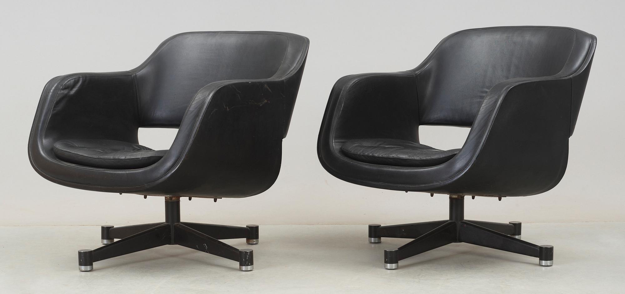 EERO AARNIO, fåtöljer, ett par, "Grand Chairs", formgivna 1962.