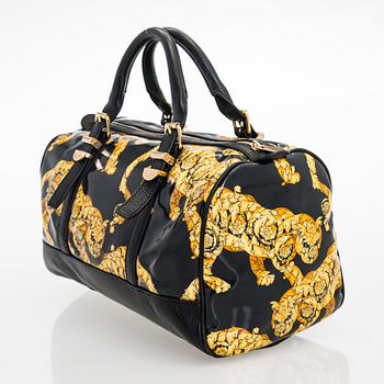 Versace Collection, "Hibiscus Leopard Print" väska.