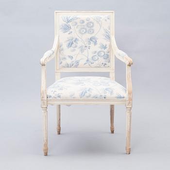 KARMSTOL, gustaviansk stil, 1900-talets slut.