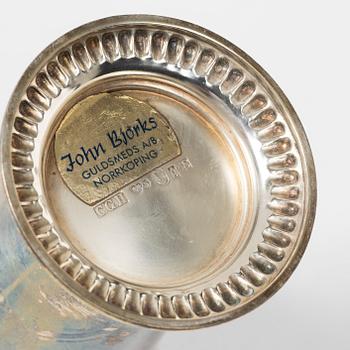 Five silver cups, CG Hallberg and K Andersson among others, 20th century.