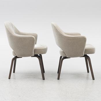 Eero Saarinen, chairs, a pair, "Executive Side Chair", Knoll, 21st century.