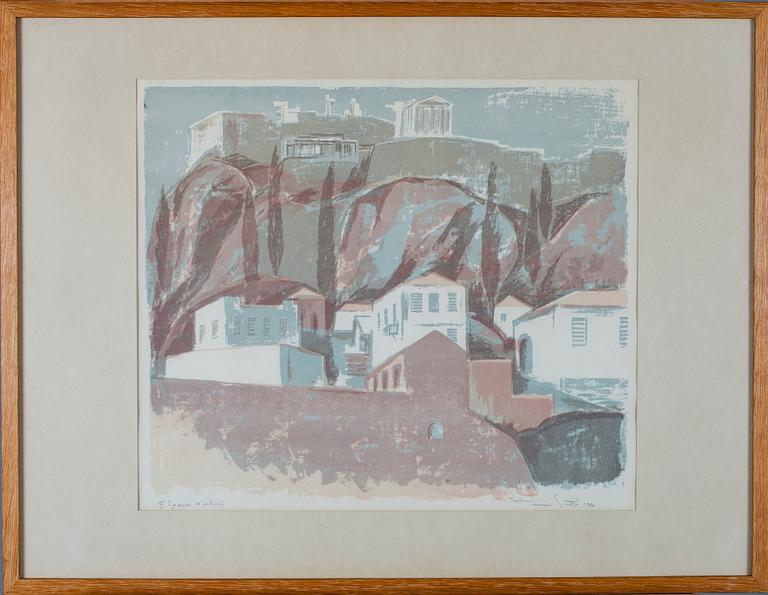 TUULIKKI PIETILÄ, serigrafi, signerad, daterad 1960, numrerad  III épreuve d'artiste.