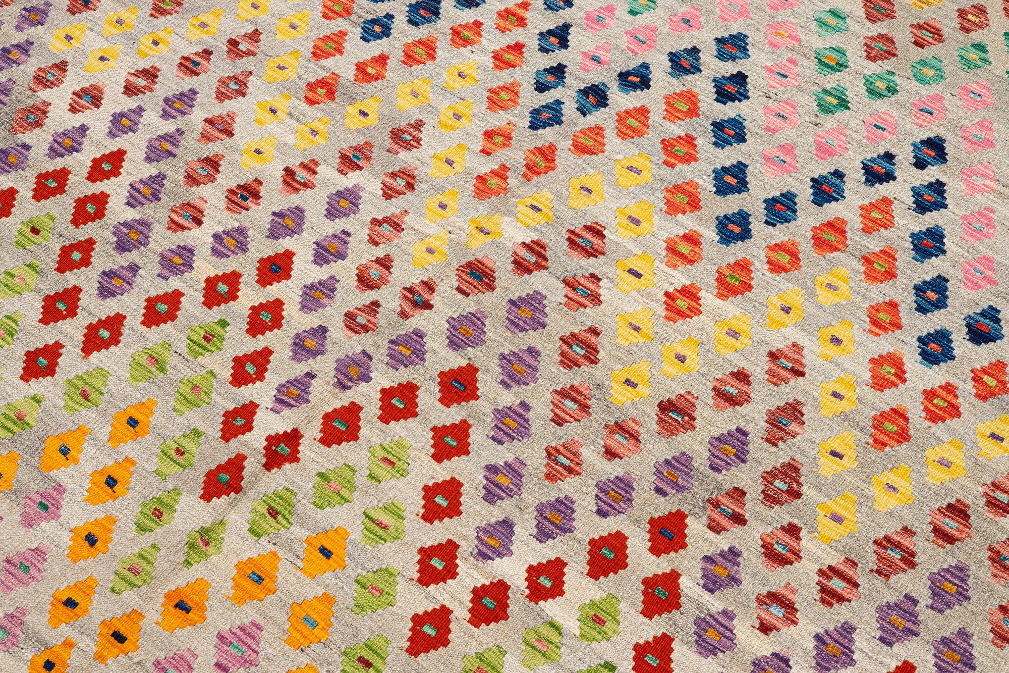 Carpet, kilim, approx. 255 x 179 cm.