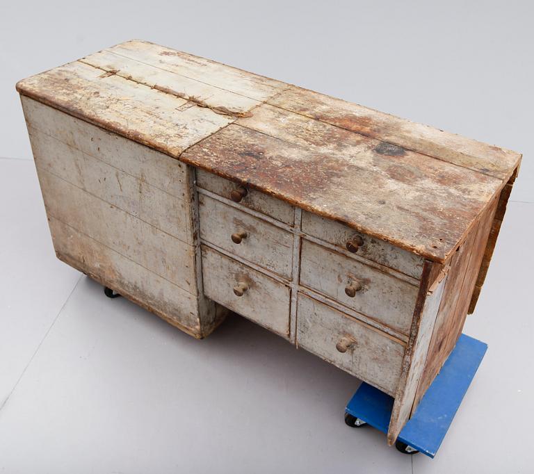 LÅDFACK, allmoge, 1800-tal.