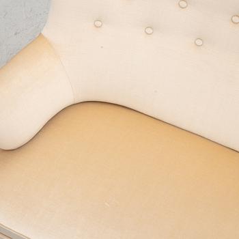 Carl Malmsten, sofa, Samsas, second half of the 20th century.