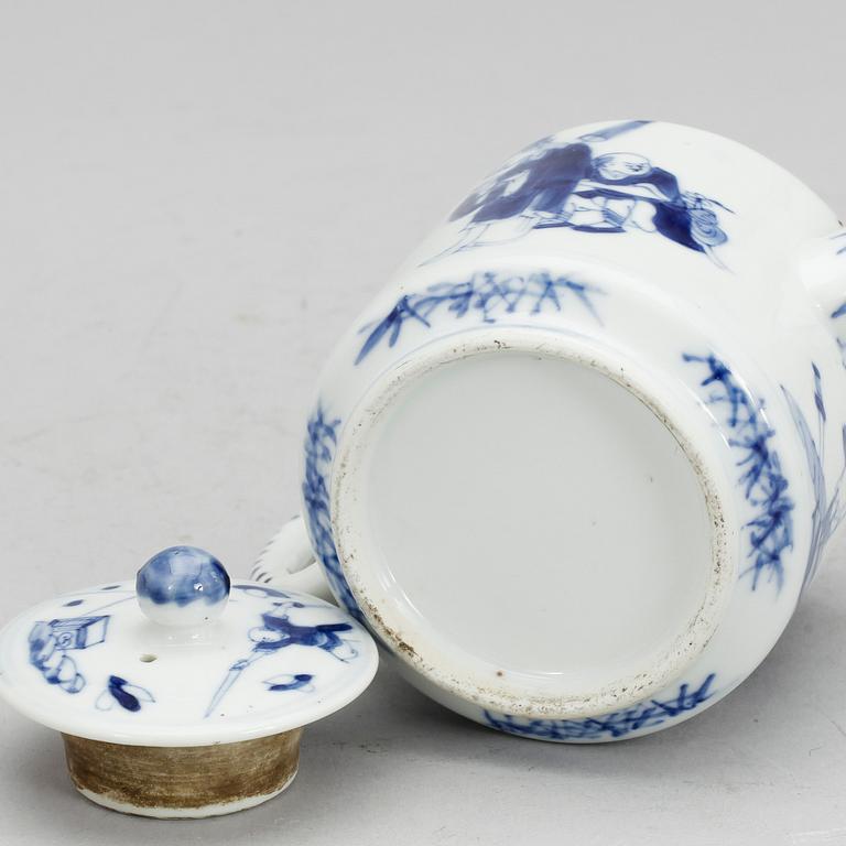 KANNA, porslin Kangxi-stil, 1800-tal.