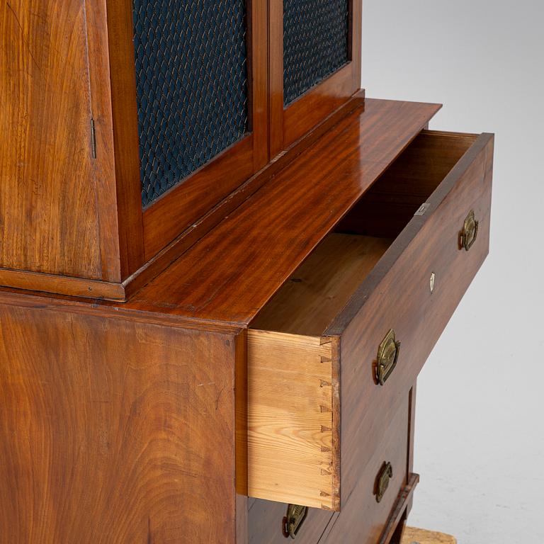 Bookcabinet, Sweden, late Gustavian style 19th century.