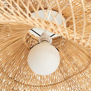 A pair of ceiling lamps, contemporary.