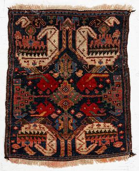 Saddlebag face Afshar, southeastern Iran, 50 x 44 cm.