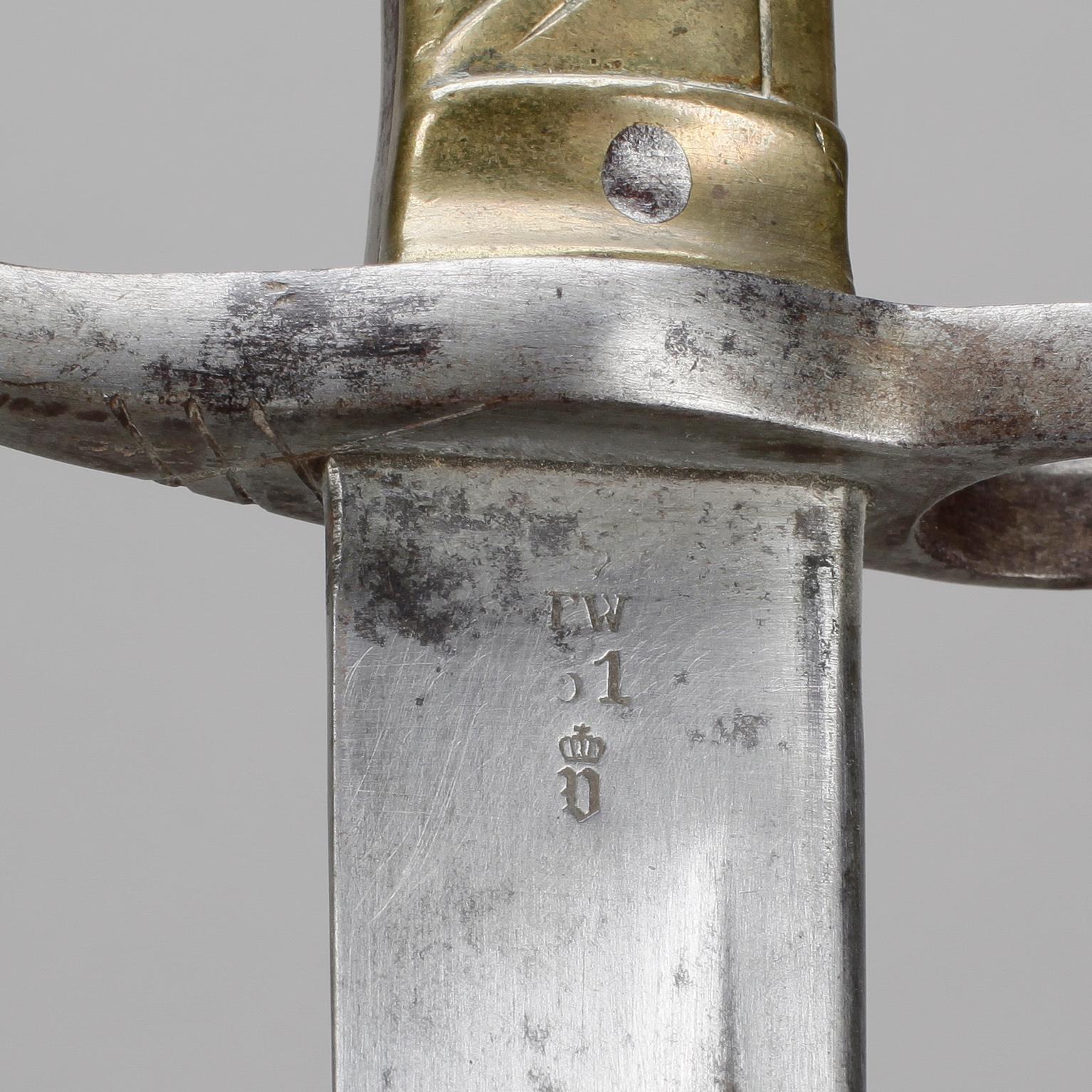 BAJONETT, Preussen, m/1860.