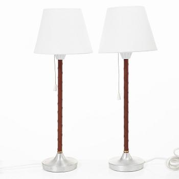 A pair of table lamps, model 15734, Böhlmarks Lampfabrik.