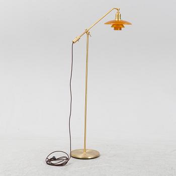 Poul Henningsen, a model 'PH 3/2 The Water Pump Limited Edition' brass floor light, Louis Poulsen, Danmark, 2019.