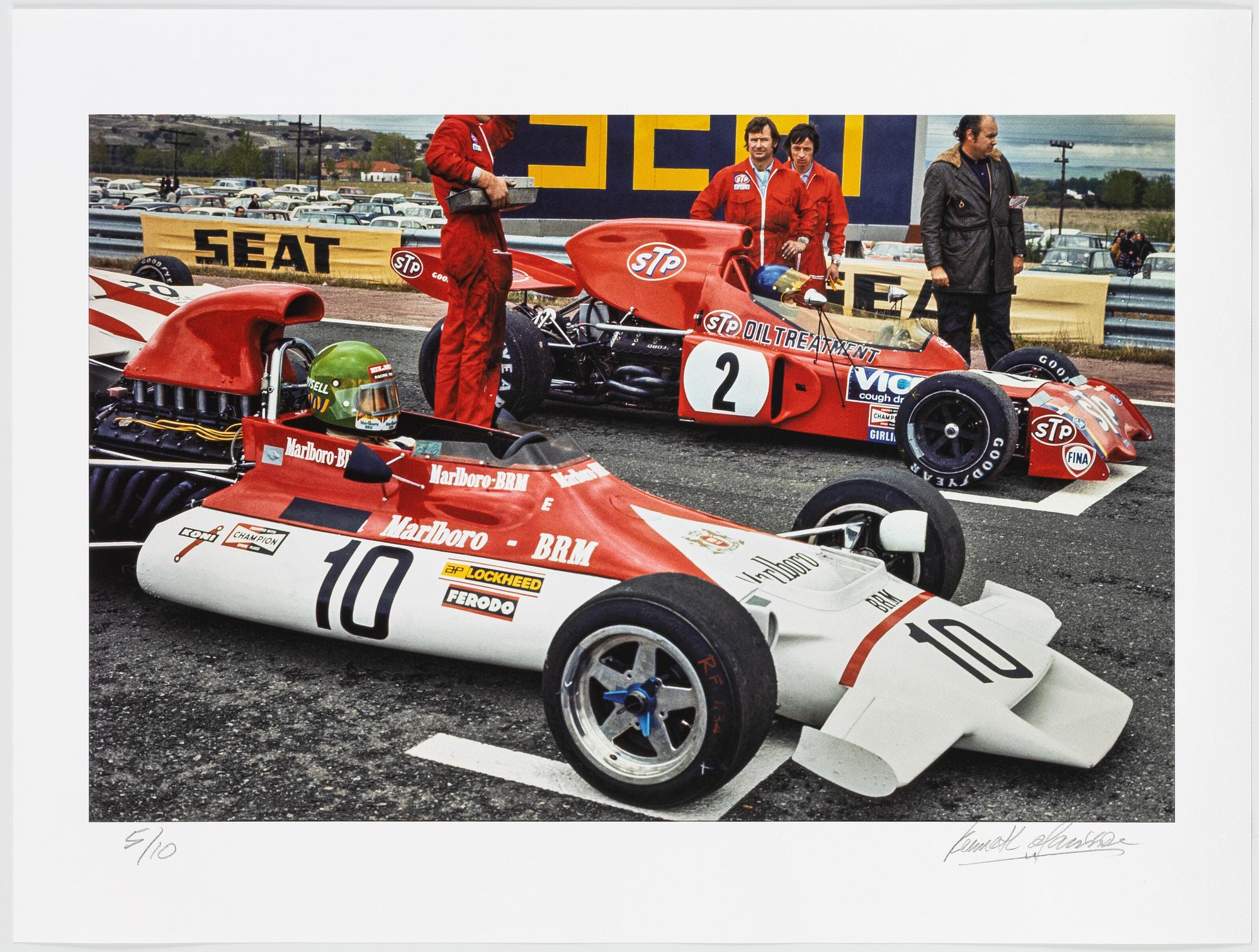 Kenneth Olausson, "Ronnie och Reine i start på Jarama 1972".