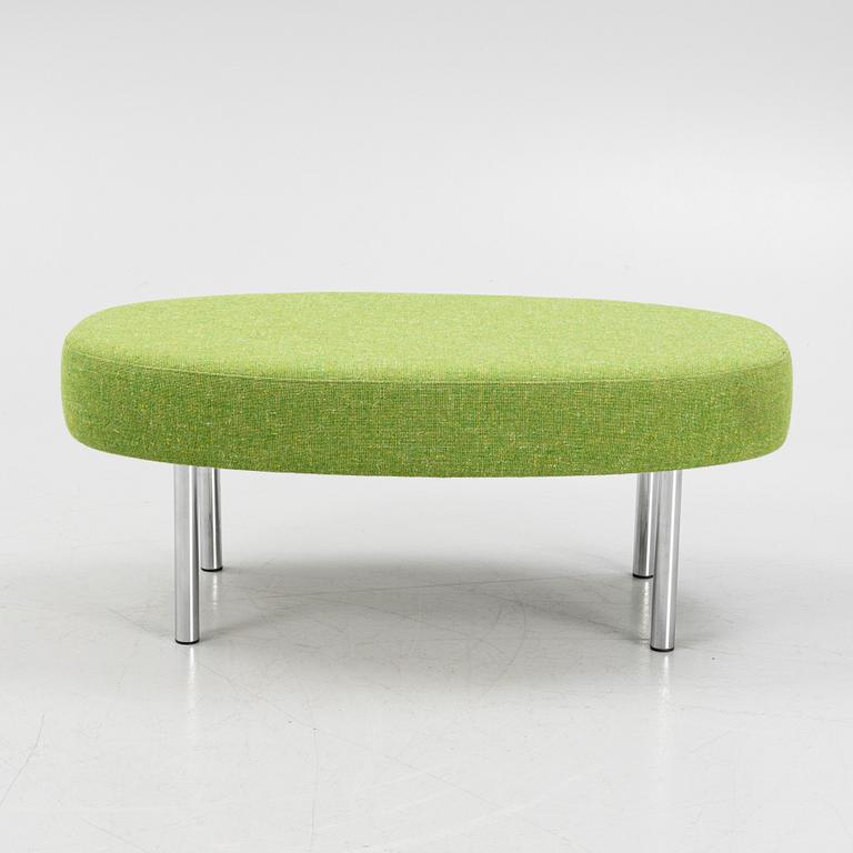 A 'Orgy' sofa with pouf by Karim Rashid for Offecct.