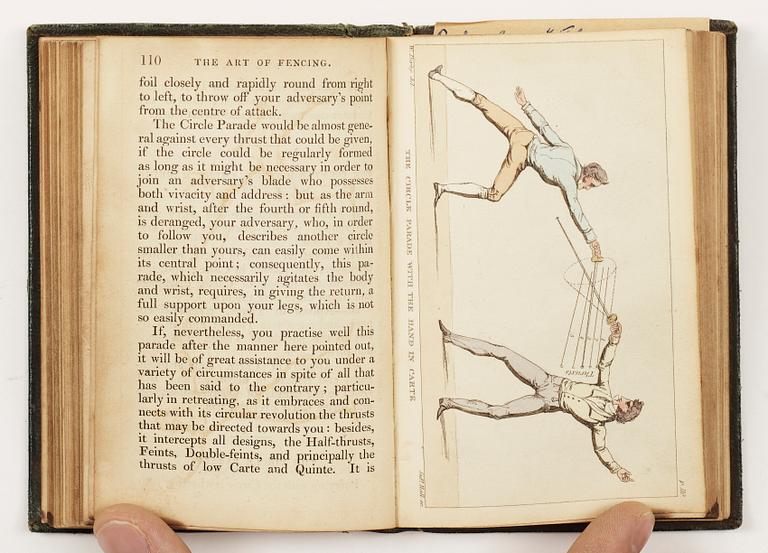 BOK, "The Modern Art of Fencing" av Guzman Rolando/JS. Forsyth, London 1822.