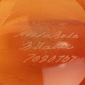 Bertil Vallien, two 'Satellite' glass vases from Kosta Boda, Sweden.