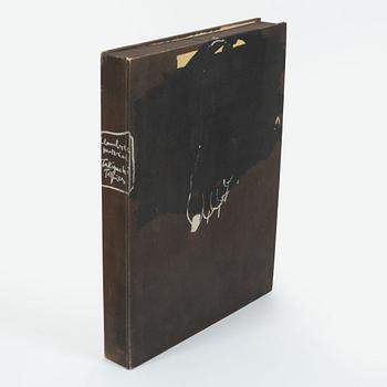 Antoni Tàpies, book with lithographs, poems by Shuzo Takiguchi, publised by Poligrafa, Barcelona 1975, signed, H.C.