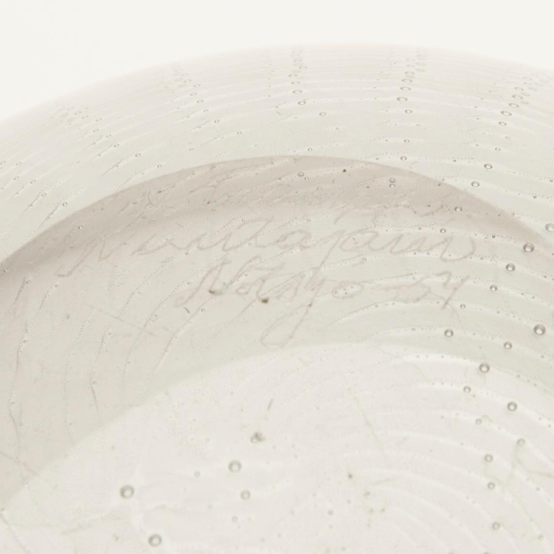 SKÅL, glas, signerad Kaj Franck Nuutajärvi Notsjö -54.