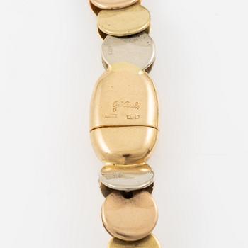 Gio Caroli, armband, 18K guld flerfärgat.