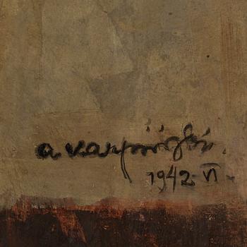 ALFONS KARPINSKI, oil on canvas, signed and dated 1942.