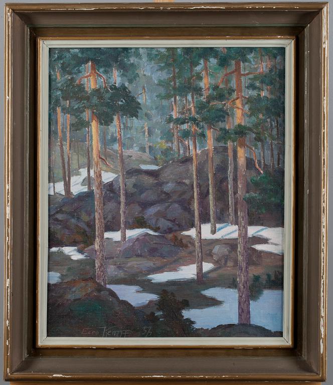 EERO KEMPPAINEN, olja på skiva, signerad och daterad -57.